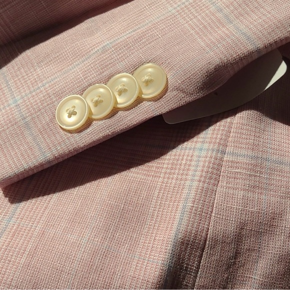 MEN’S NWT 🩷Tommy Hilfiger Pink Sport Coat with Notch Lapel! - Picture 9 of 14